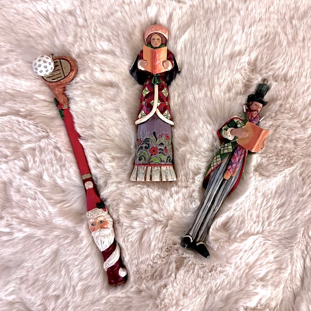 Jim Shore: 3 Ornaments